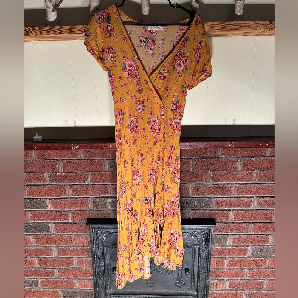 Floral dress.